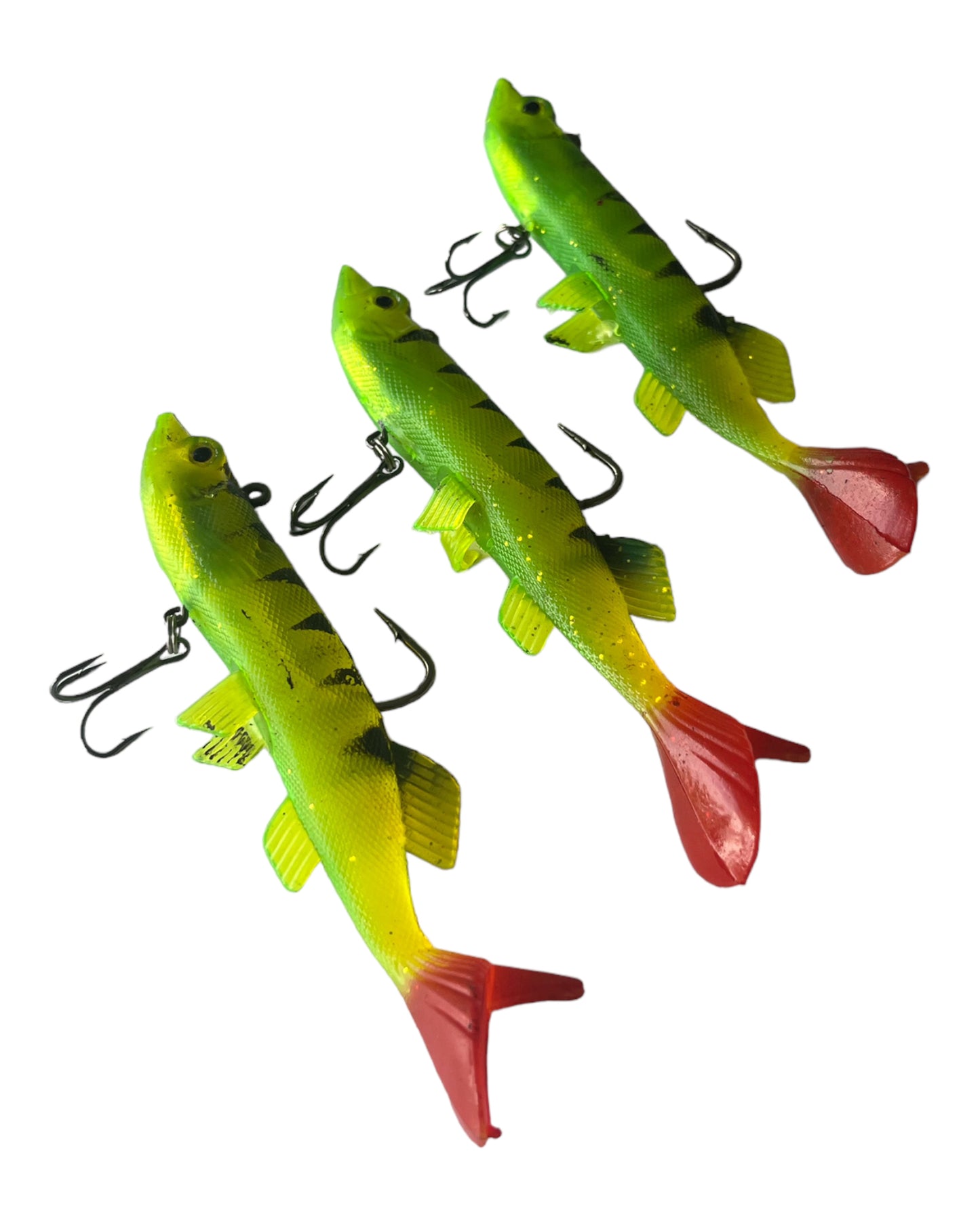 Soft lure + hooks