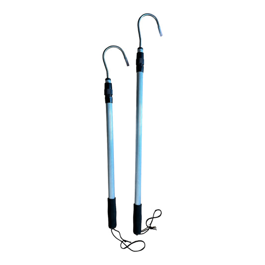 Telescopic gaffel hook for fishing