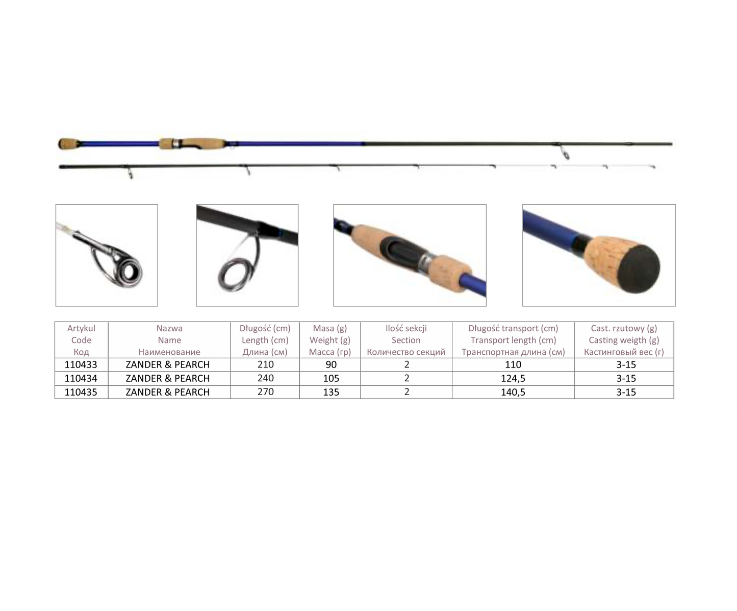 Zander&amp;Pearch 3-15g